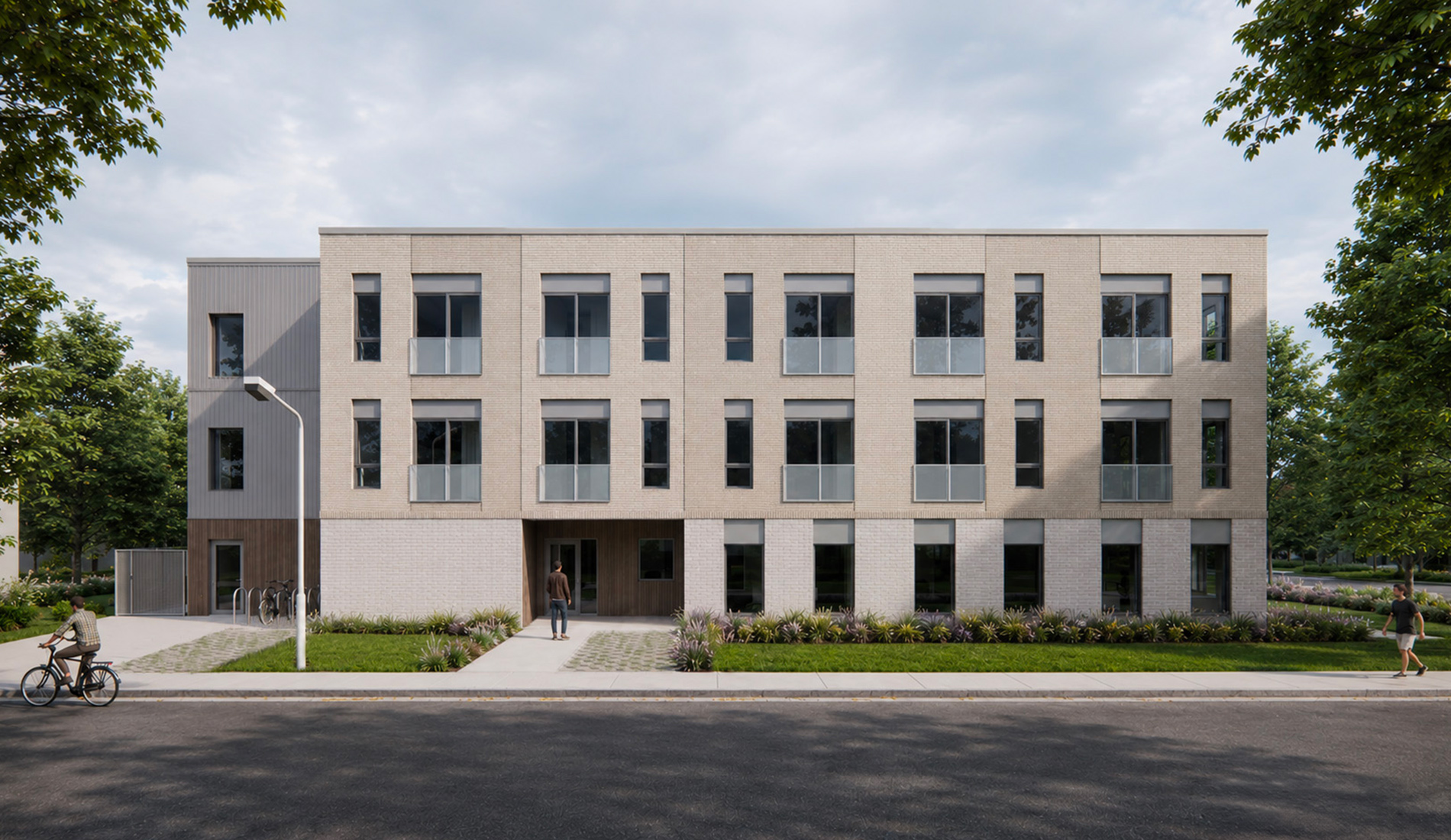 Projet de logement communautaire à Montréal par Groupe Leclerc
